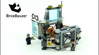 Lego Jurassic World 75927 Stygimoloch Breakout  Lego Speed build [upl. by Berner945]