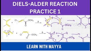 How to Predict The Products of DielsAlder reaction 2 practice examples [upl. by Halian509]