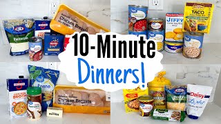 BEST 10 MINUTE MEALS  5 Super QUICK and Tasty Recipes  EASY Cheap Dinner Ideas  Julia Pacheco [upl. by Patton315]