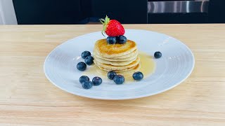 Easy Homemade Pancake Recipe [upl. by Yeliw]