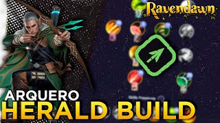 Arquero HERALD Build quot Sustain Infinito quot ​ Nuevos Jugadores  Ravendawn en Español [upl. by Qirat838]