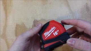 Milwaukee Compact 16 Tape Measure Review [upl. by Maighdiln]