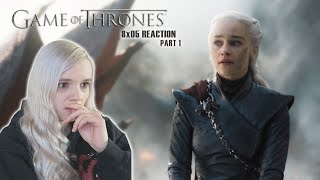 Game of Thrones 8x05 The bells REACTION part 1 [upl. by Sakhuja]