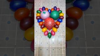 Watermelon Strawberry amp Mini Balloons Create to Beautiful Heart Balloons and Pop Reverse Balloons [upl. by Hsirrehc]