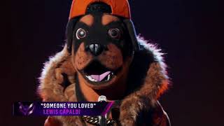 Masked singer Rottweiler preform someone you loved [upl. by Tod]