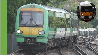 Class 171 Shunts at Oxted [upl. by Ahtan49]