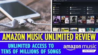 Is Amazon Music Unlimited worth it 2021 REVIEW AND HOW IT WORKS [upl. by Maclay]