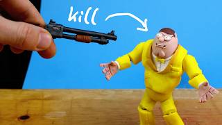 I made Peter Griffins DEATH with CLAYMATION [upl. by Ecinuahs]