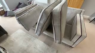 Cleaning a Duresta sofa  Surrey  UK [upl. by Animrelliug]