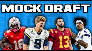 2024 NFL Mock Draft Post Combine Ft Bengal [upl. by Nahn129]