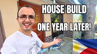 Building A House In The Philippines  One Year Anniversary 🇵🇭 [upl. by Setarcos]