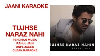 Tujhse Naraz Nahi Zindagi  Rahul Jain  Unplugged Cover KaraokeWith Scrolling Lyrics Eng [upl. by Hui]