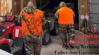 Opening Weekend of PA Rifle Season Public Land Father  Son Traditions [upl. by Ahsenauj]