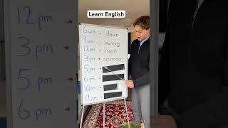 Times of day englishlesson englishteacher learnenglish englishtips ingles 英語 ESL [upl. by Atil]