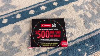 JCPenney FREE coupon worth up to 500500 Starts at 3pm 1124 [upl. by Celia725]