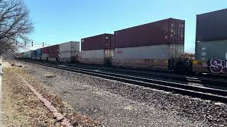 BNSF 6933 heading through Mulvane [upl. by Gawen]