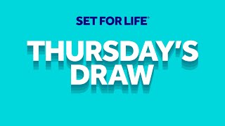 The National Lottery Set For Life draw results from Thursday 25 January 2024 [upl. by Ahsenahs]