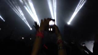 Skrillex w ASAP Rocky amp Crew  NEW TRACK w Chance the Rapper  Brooklyn Hangar Secret Warehouse [upl. by Gnol734]