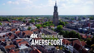 AMERSFOORT UTRECHT 4K Drone Aerial The Netherlands Ultra HD [upl. by Oran]