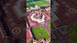 World most beautiful hindu temples Akshardham drone view shorts [upl. by Ahsiret490]