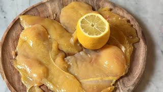 Petto di Pollo al Limone in 10 minuti Semplicissimo live [upl. by Gentes]