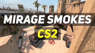 CS2  Essential Mirage Smokes 2023 [upl. by Ide532]