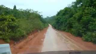 Driving from Port Kaituma to Jonestown part 2 of 3 [upl. by Netsrejk]