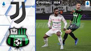 eFootball 2024 • Juventus Vs Sassuolo • Giornata 20  Serie A 20232024 [upl. by Ahtekahs]