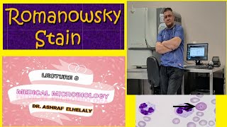 8 General microbiology lecture 8 Basic Bacteriology ROMANWASKY STAIN amp THE RELATED OTHER STAINS [upl. by Ihculo]