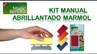 1 Kit Manual Elimina manchas del marmol a mano muy facil de usar Funciona [upl. by Wentworth23]