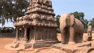 Mahabalipuram complex and Descent of the Ganges  best of Indian heritage [upl. by Warrin]