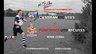 Cwmbran U15s v Pontypool 26 Sep 21 [upl. by Arza]