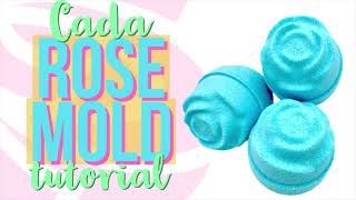 Cada Rose Mold Tutorial using embeds for gorgeous water and Free Recipe link in description [upl. by Knapp531]