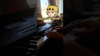 Giornos Theme  Giorno Giovanna piano anime giornogiovanna theme [upl. by Janis106]