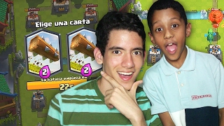 MI PRIMO JUEGA CONTRA MI EL NUEVO DESAFIO DE ELECCION en CLASH ROYALE  TheDonato [upl. by Airamahs]