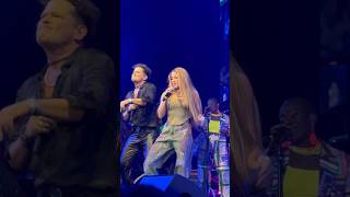 Carlos Vives SoldOut Tour Gets a Splash as Shakira Surprised Him Onstage in Miami music [upl. by Siouxie]