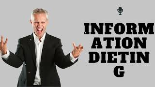 Information Dieting  AJ Hoge [upl. by Denoting140]