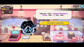 Holiday Cake Shop Squid Ink Cookie 5 Hearts Review  Sob Sob Cake  Cookie Run Kingdom [upl. by Ettesel494]