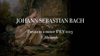 JSBach Partita for solo flute in a minor BWV 1013  I Allemande  Flutist Sojeong Son [upl. by Halyak]