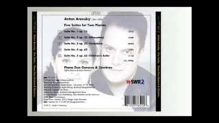 Anton Arensky  Suite 1 op15 2Valse  Genova amp Dimitrov [upl. by Atteram484]