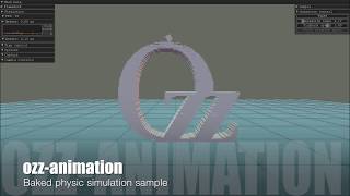 ozzanimation baked physic simulation sample [upl. by Culver]