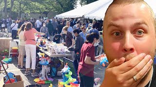 We SCORED At This Huge Church Yard Sale [upl. by Adnuhsed755]