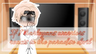 Marleyan warriors reacts to Paradise island 🔰⚔️ CONTAINS SPOILERS [upl. by Nannaihr218]