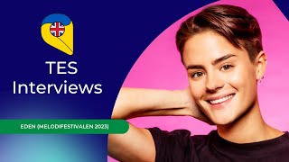 TES Interviews Eden Melodifestivalen 2023  That Eurovision Site [upl. by Vihs756]