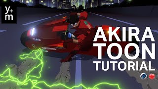 Create Akira Anime Shading with C4DRedshift  YMA Toon Shader  Tutorial [upl. by Congdon615]