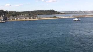 Poole Harbour  arrival from Cherbourg on Condor Ferries [upl. by Geraldina]