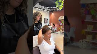 🙌💇‍♀️ Quando o cliente entende o papel do profissional e coopera na hora dos serviços [upl. by Biegel846]