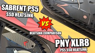 Sabrent VS PNY XLR8 PS5 SSD Heatsink  TEMPERATURE COMPARISON [upl. by Esserac]