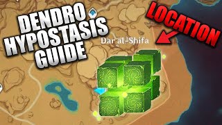 Dendro Hypostasis Boss Fight Location Guide  Genshin Impact [upl. by Asiuqram]