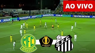 MIRASSOL X SANTOS AO VIVO COM IMAGENS [upl. by Tserof70]